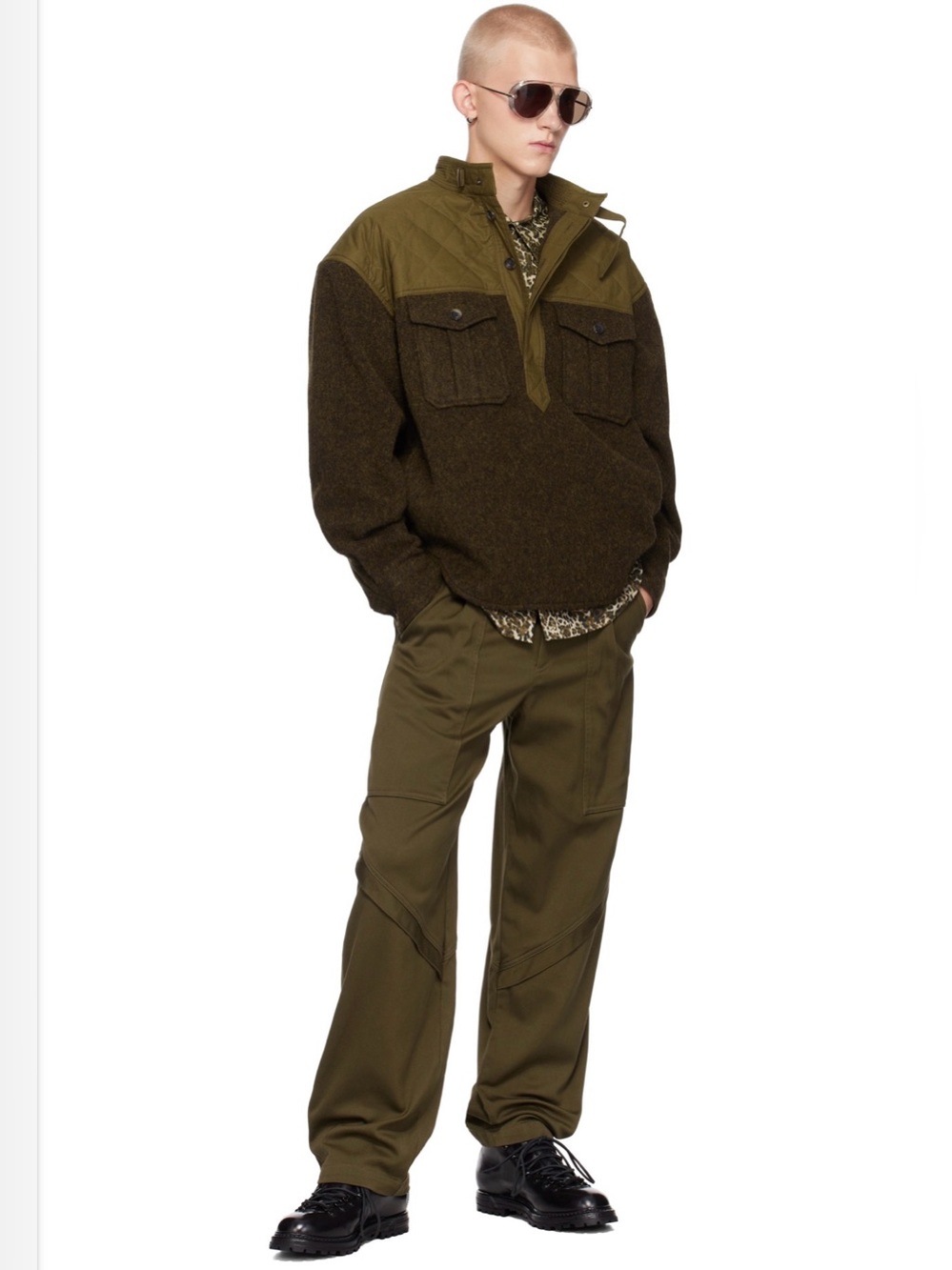 Isabel Marant Khaki Stiven Green Jacket